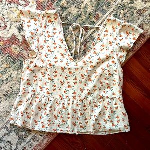 Abercrombie Peach Swing Top